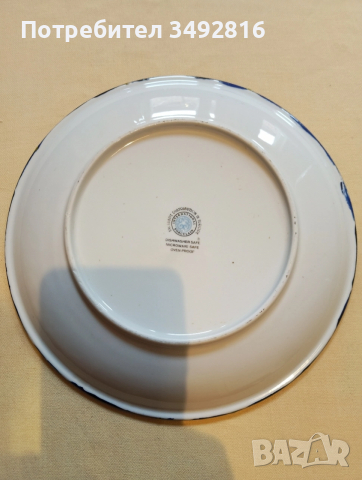 Ръчно рисувана чиния , снимка 2 - Декорация за дома - 51375443