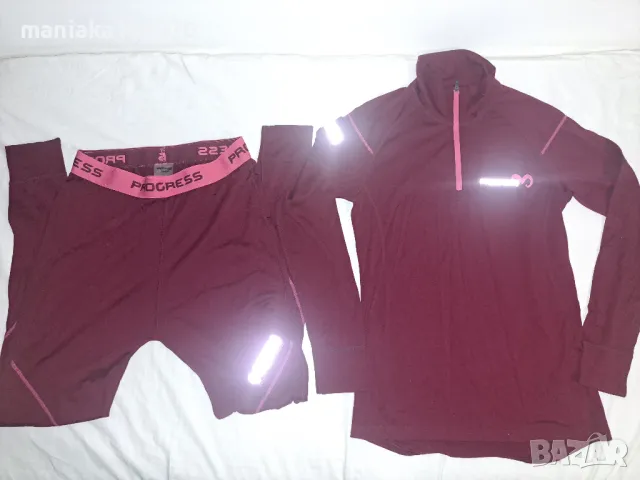 PROGRESS MERINO LT  (L) дамски комплект мерино 100% Merino wolle , снимка 4 - Спортни екипи - 49601436