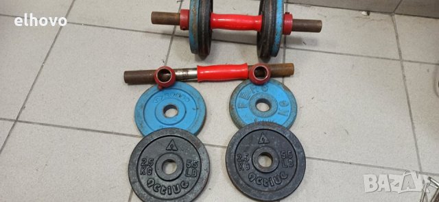 Дъмбели 2x12.5кг, снимка 3 - Фитнес уреди - 31418440