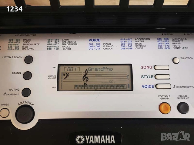 синтезатор клавир YAMAHA YPT-200 пиано с 5 октави , снимка 7 - Синтезатори - 53949117