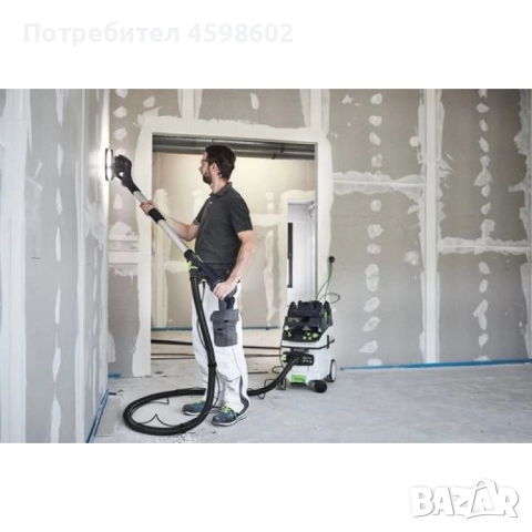 Шлайфане шкурене на стени и тавани с жираф FESTOOL.