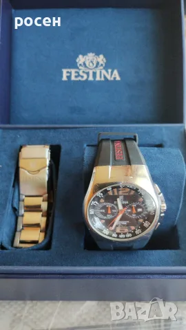 продавам часовник festina хронограф електронен, снимка 7 - Мъжки - 55720272