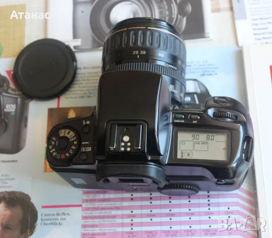 Canon EOS100 с обектив Canon Lens EF 28-80mm 28-80 mm 3.5-5.6, снимка 7 - Фотоапарати - 50093525