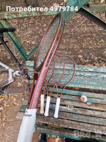 Wilson Pro Staff 97L ,290 грама-4 броя, снимка 2 - Тенис - 56550369