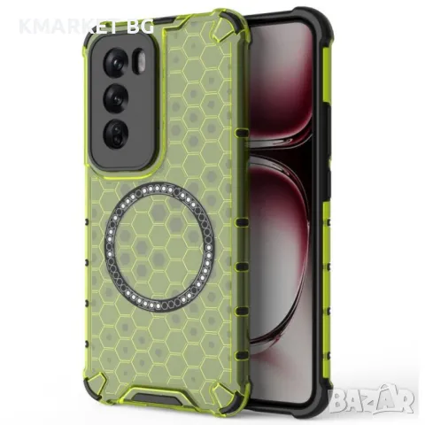 Oppo Reno12 Pro Силиконов Калъф Honeycomb TPU и Протектор, снимка 2 - Калъфи, кейсове - 48253824