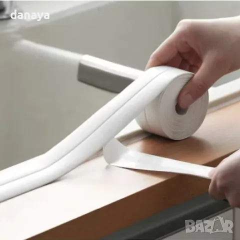 5266 Водоустойчива уплътнителна лента за баня кухня, снимка 4 - Други - 47447406