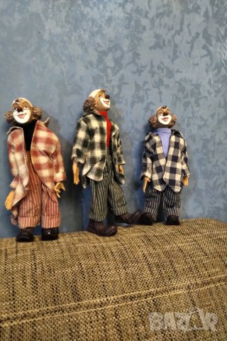 Редки керамични клоуни ръчна изработка , снимка 2 - Колекции - 34067215