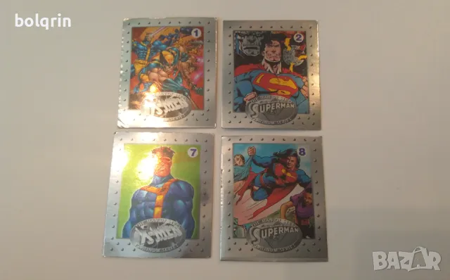Стари малки картички от филм Титаник Супермен Спайдърмен Х-Мен Междузвездни войни                   , снимка 6 - Колекции - 49708278
