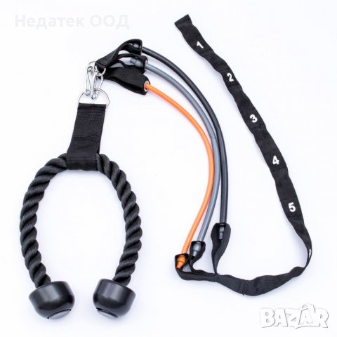 Ластик за фитнес, Live up sports, 7 нива, Черен, снимка 2 - Фитнес уреди - 38518893