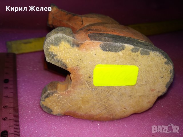СТАРА КОЛЕКЦИОНАРСКА ДЪРВЕНА ФИГУРКА КОНЧЕ РЪЧНА ИЗРАБОТКА 42846, снимка 8 - Статуетки - 44314134
