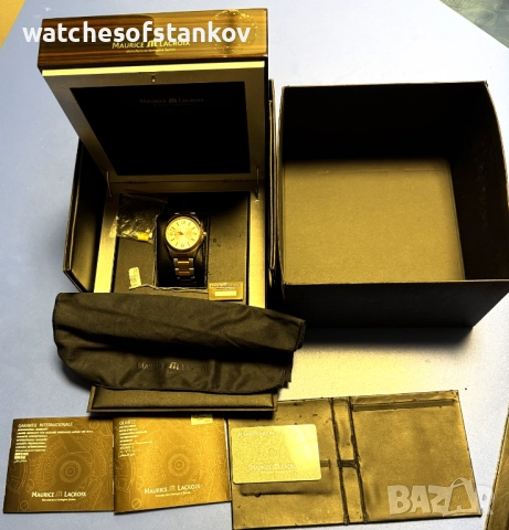 "Maurice Lacroix" Miros MI1018-PVP13130 Date Men's Quartz Watch, снимка 12 - Мъжки - 51663022