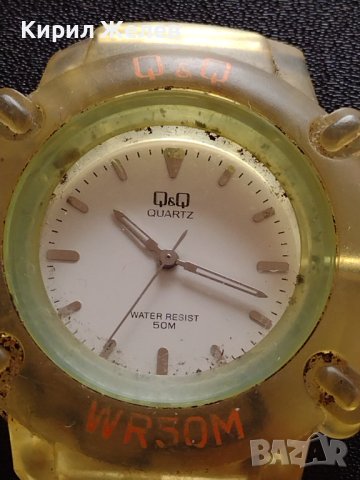 Модерен унисекс часовник Q/Q QUARTZ WATER RESIST много красив дизайн 38125, снимка 2 - Дамски - 40754115