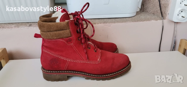 Дамски боти S. Oliver 39 н. Естествен велур 