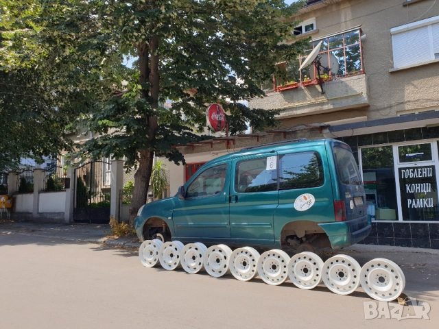 Peugeot Partner Citroen Berlingo лява врата предна цвят KRZD, снимка 4 - Части - 53990416