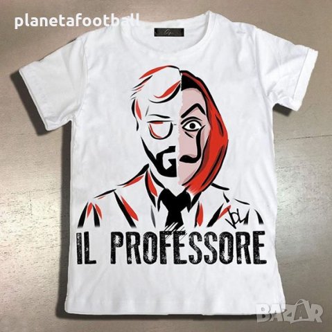 Уникална Тениска Il Professore! Мъжка тениска на Професора от La casa de papel!