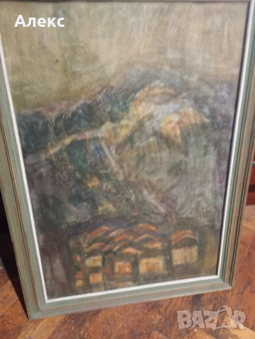 Георги Узунов Акварел , снимка 2 - Картини - 54011543