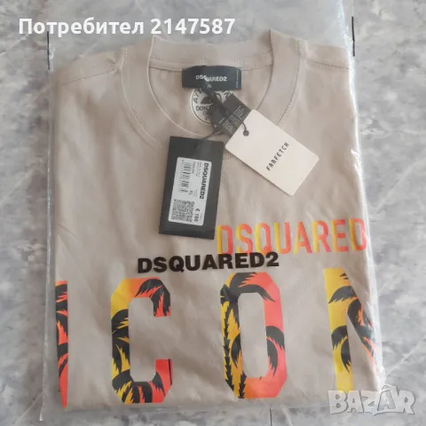 Мъжки тениски Dsquared 2, снимка 2 - Тениски - 48399934