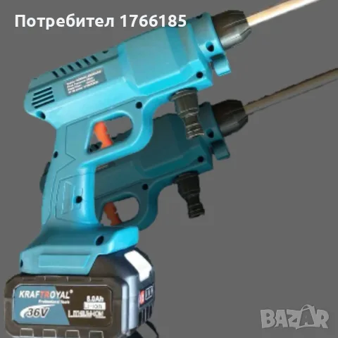 Акумулаторна водоструйка- Kraft Royal , снимка 3 - Парочистачки и Водоструйки - 55943460