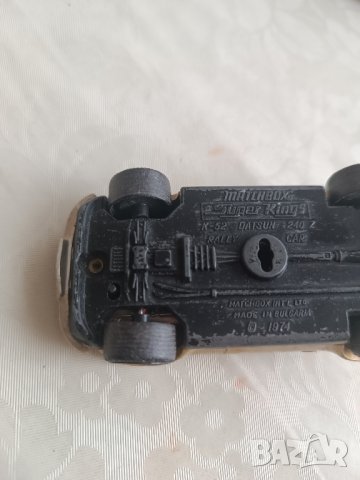 Количка Matchbox K-52 Datsun 240Z 1974, снимка 5 - Коли, камиони, мотори, писти - 42682479