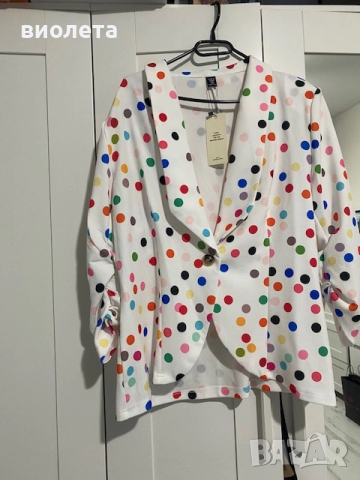 слънчево лятно сако голям размер
