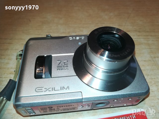 casio ex-z120 7.2mp+sd card+кеис 2002211114, снимка 2 - Фотоапарати - 31885037