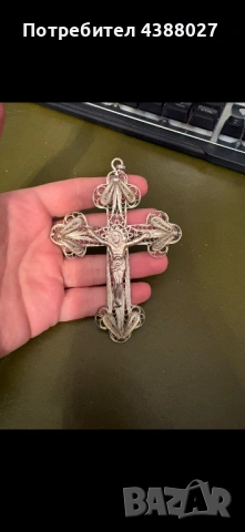Сребърен кръст 925, снимка 2 - Колиета, медальони, синджири - 54204479