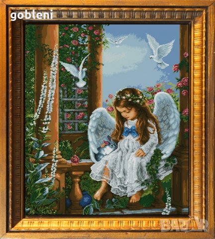  гоблен "АНГЕЛСКА ПРИКАЗКА" /D40/; 37 цв.; размери /36*46/см.