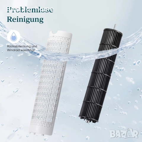 Levoit - Куловен, тих вентилатор с 4 режима, 5 скорости с дистанционно управление, снимка 7 - Вентилатори - 52117510