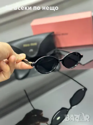 Miu Miu Слънчеви Очила С UV400 Защита С ПОДАРЪК🎁Калъф Миу Миу - Различни Цветове Код E84, снимка 5 - Слънчеви и диоптрични очила - 50230085