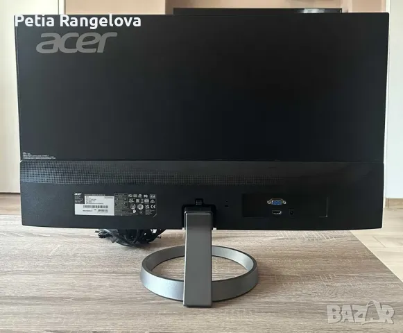 Продавам монитор Acer R272HYI + 10 месеца гаранция, снимка 2 - Монитори - 49588349