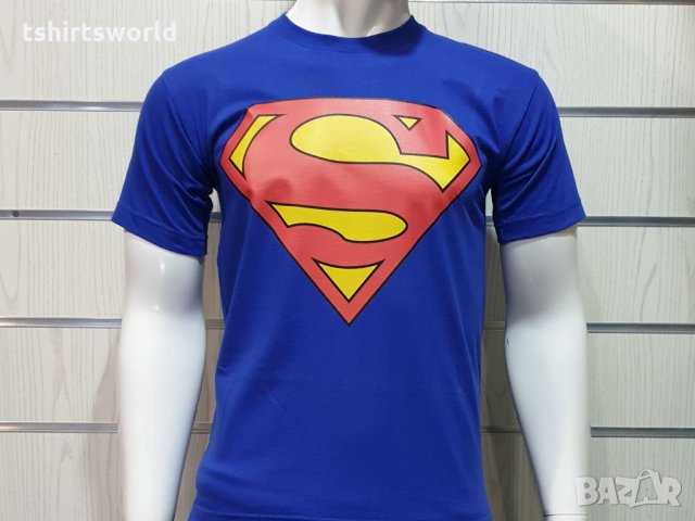 Нова мъжка тениска с трансферен печат Супермен, Superman, снимка 5 - Тениски - 28434592