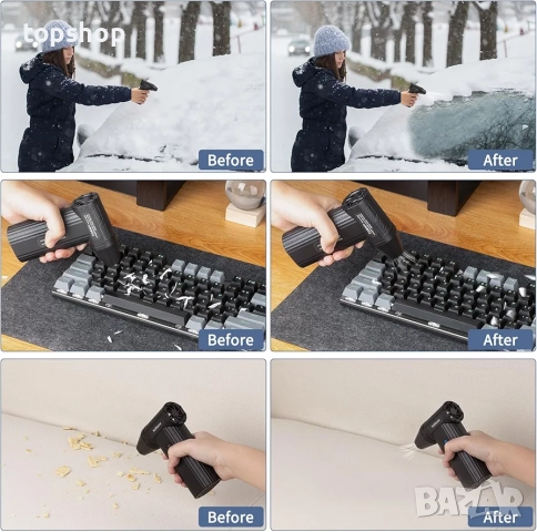 Нова електрическа духалка със сгъстен въздух 150 000 об/мин, батерия 8000 mAh, преносима турбо ..., снимка 7 - Друга електроника - 52788262