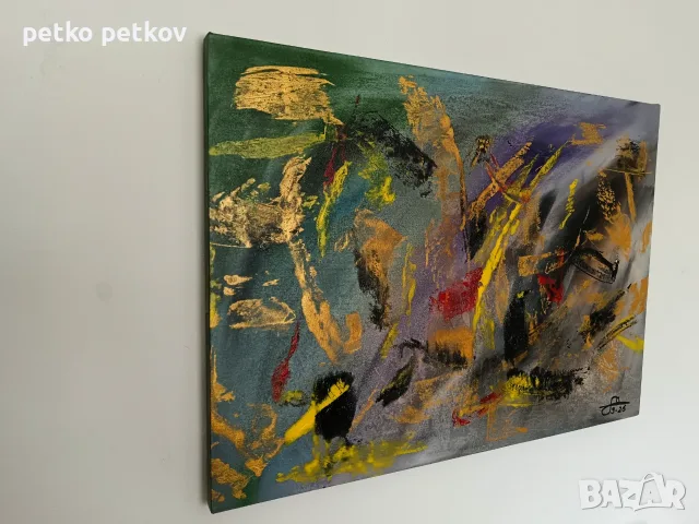 Абстрактна картина F70, снимка 2 - Картини - 56069120