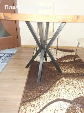 Маса от дърво орех като нова , снимка 3 - Маси - 56002304