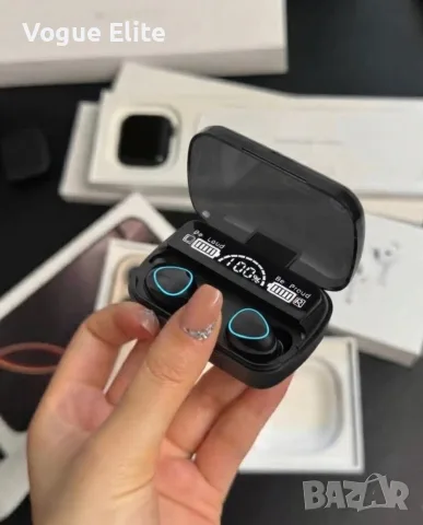 Безжични bluetooth слушалки с LED цифров дисплей