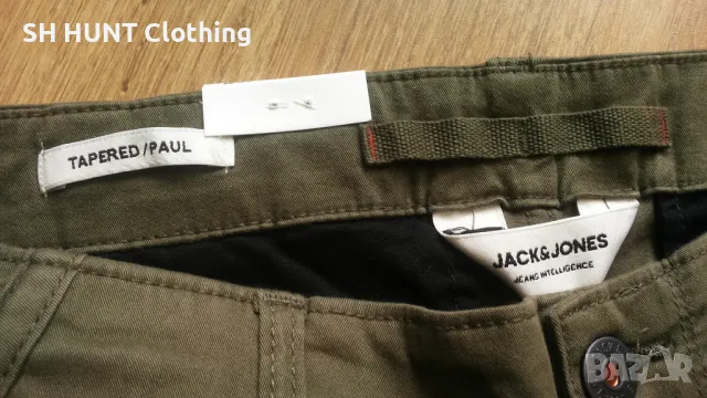 Jack & Jones JJIPAUL CARGO Stretch Trouser размер 34 / 36 еластичен карго панталон - 1149, снимка 13 - Панталони - 50275643