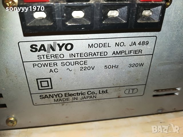sanyo ja-489 stereo amplifier-japan-внос france, снимка 14 - Ресийвъри, усилватели, смесителни пултове - 29676803