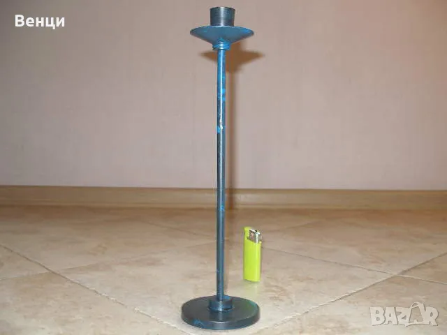 Месингов Свещник, снимка 6 - Декорация за дома - 49813025