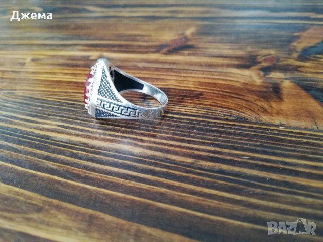 Сребърен пръстен , снимка 2 - Пръстени - 36657664