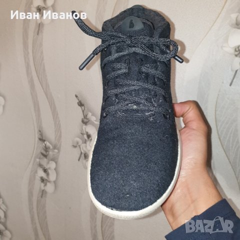 водоотблъсквaщи Allbirds вълнени маратонки Mizzle 1119 NV1  номер 39 , снимка 4 - Маратонки - 42814525