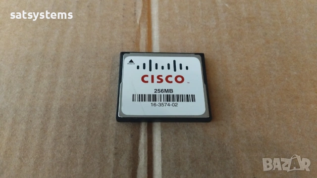 Cisco Systems 256MB Compact Flash Card, снимка 3 - Други - 54250673