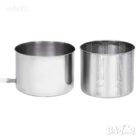 vidaXL Преса за плодове и вино, неръждаема стомана, 6 л, снимка 4 - Казани за ракия - 56146131