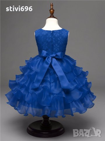 Детска рокля кристали червена ново. 3-4 години. Налична., снимка 5 - Детски рокли и поли - 30912093