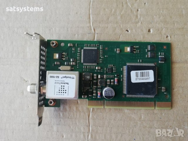 PCI DVB-S/S2 Tuner Card TechnoTrend TT-budget S2-1600 LP