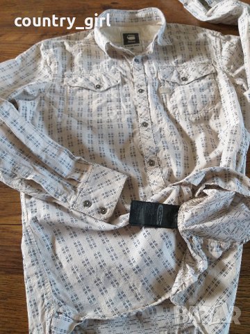 G-Star Raw - Mens Tacoma Long Sleeve Shirt - страхотна мъжка риза, снимка 7 - Ризи - 29729085