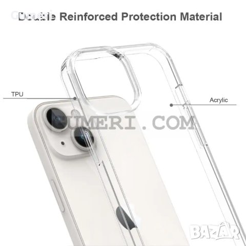 Apple iPhone 15 Pro Max Предпазен Хибриден Гръб, снимка 4 - Калъфи, кейсове - 42203215