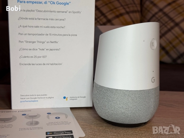 Google Home – Смарт асистент (1-во поколение), снимка 11 - Друга електроника - 52804380