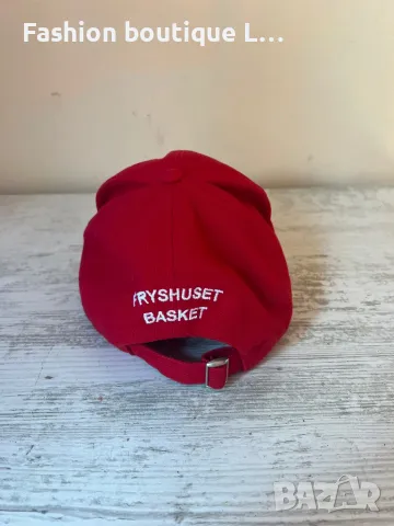 Червена бейзболна шапка с регулираща се широчина ❤️, снимка 2 - Шапки - 47790744