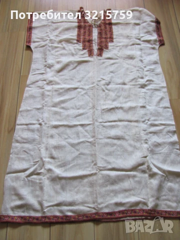 19 век риза за носия , копринен кенар , бродерия