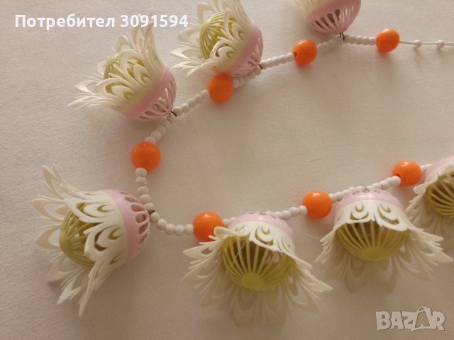 хубава колекционерска ретро верига,  играчка за легло, количката,звънци плюс звънчета всичко оригина, снимка 8 - Антикварни и старинни предмети - 44302795